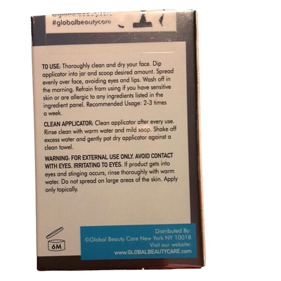 GLOBAL BEAUTY CARE Overnight Gel Sleep Mask Hyaluronic Acid 1.7 Oz - Picture 6 of 8